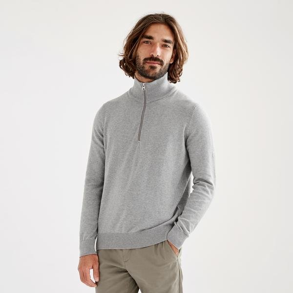 PULLOVER - HEATHER GREY