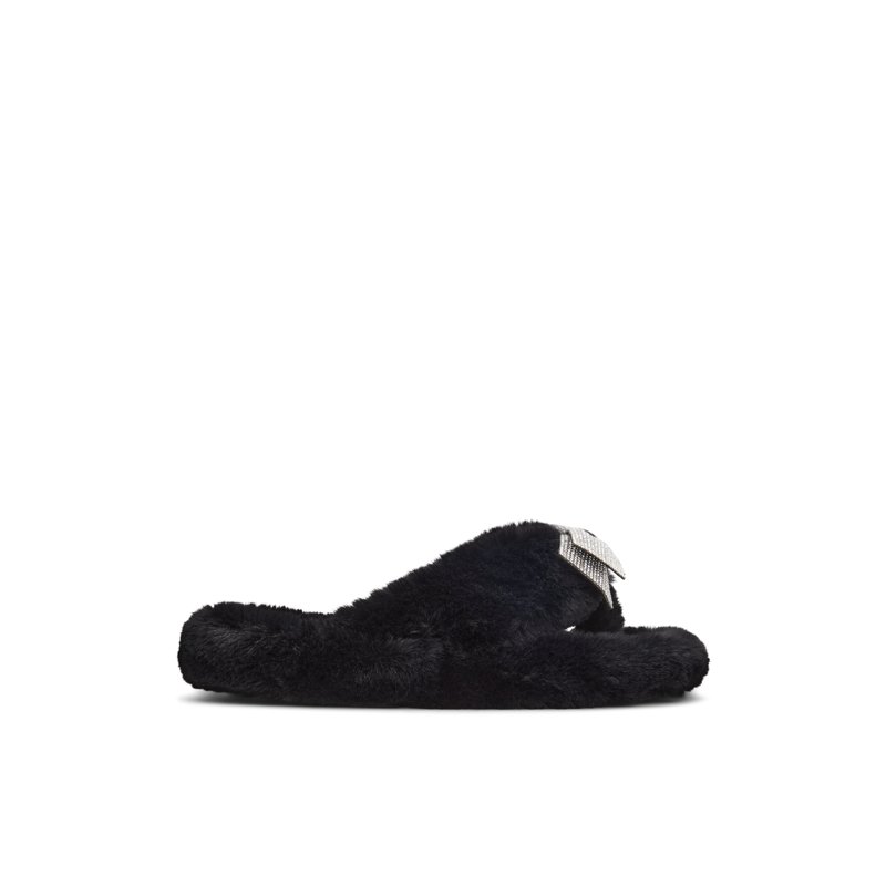 SLIPPERS - BLACK