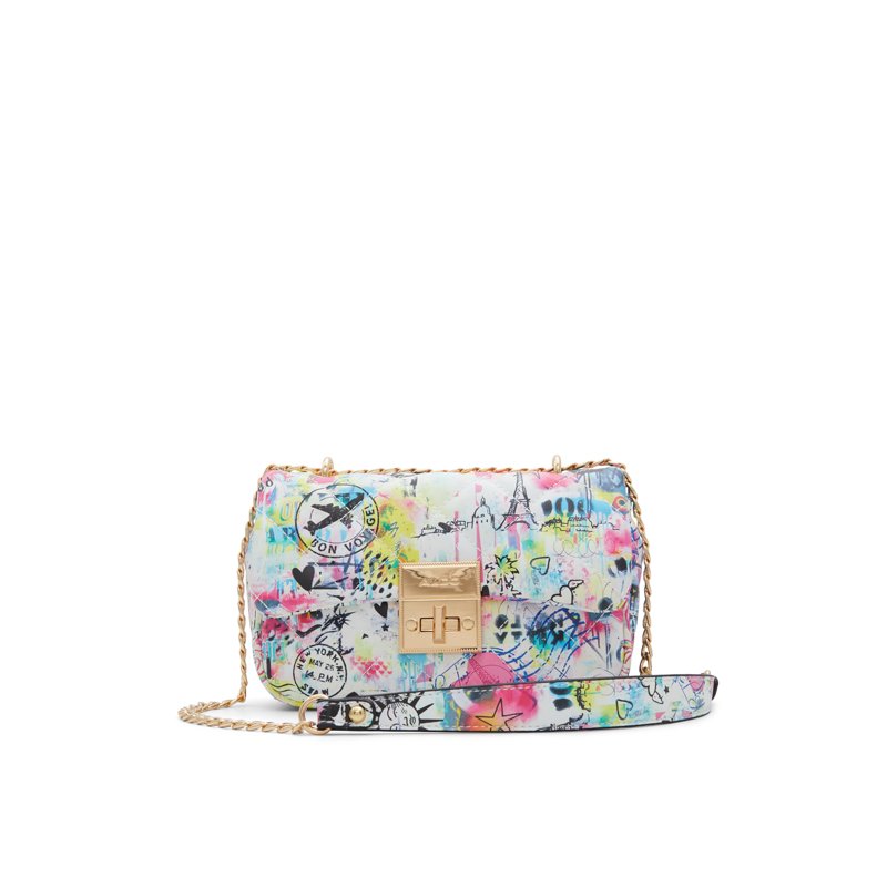 SHOULDER BAG - BLACK MULTI