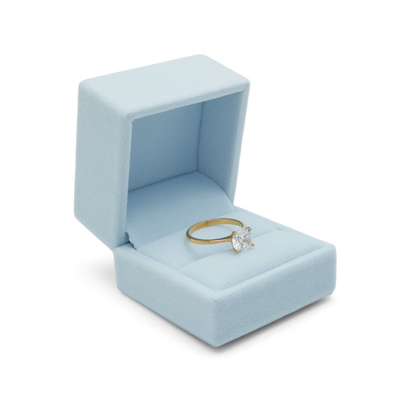 RING - GOLD/CLEAR MULTI