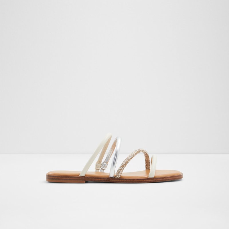 SANDALS - WHITE MULTI