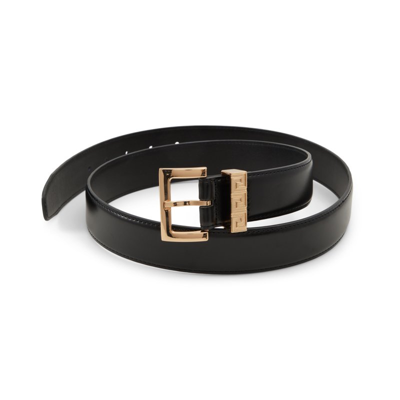 BELT - BLACK/GOLD MULTI