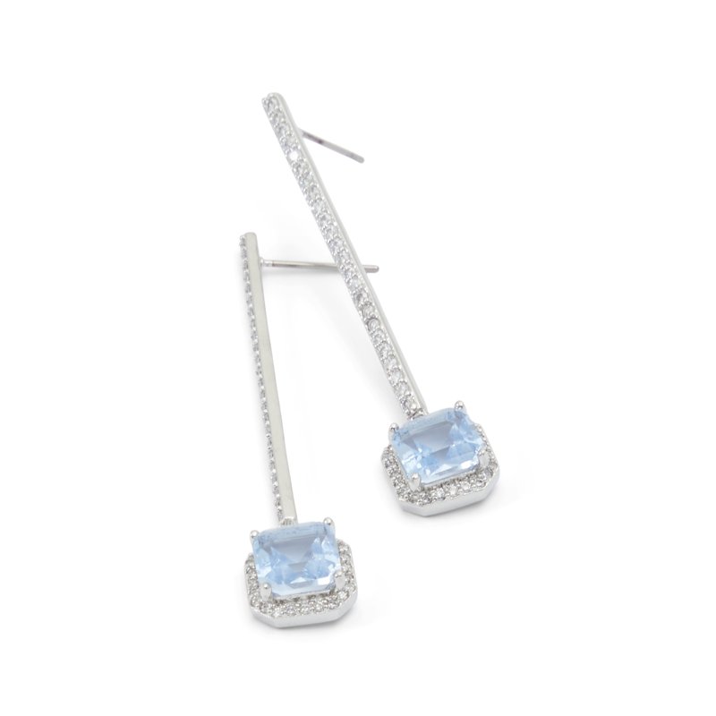 EARRINGS - LIGHT BLUE