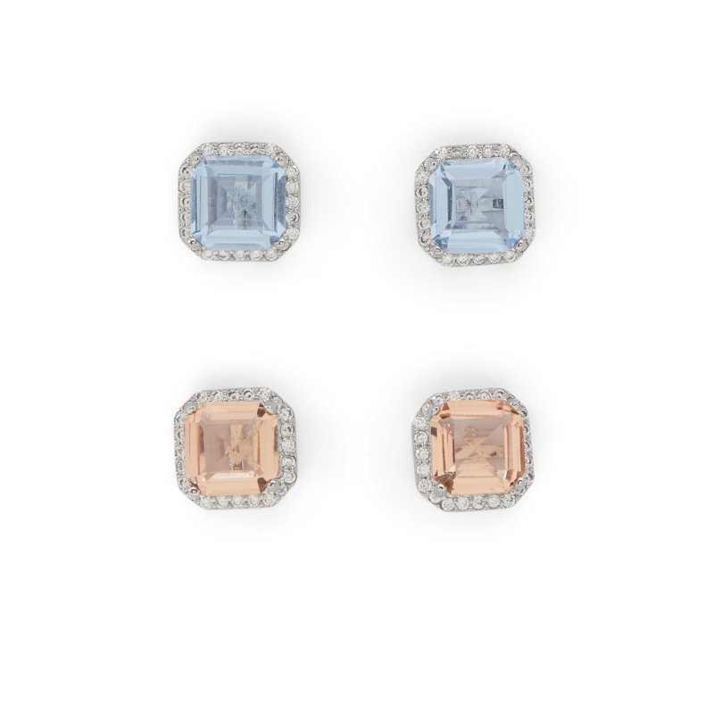 EARRINGS - LIGHT BLUE