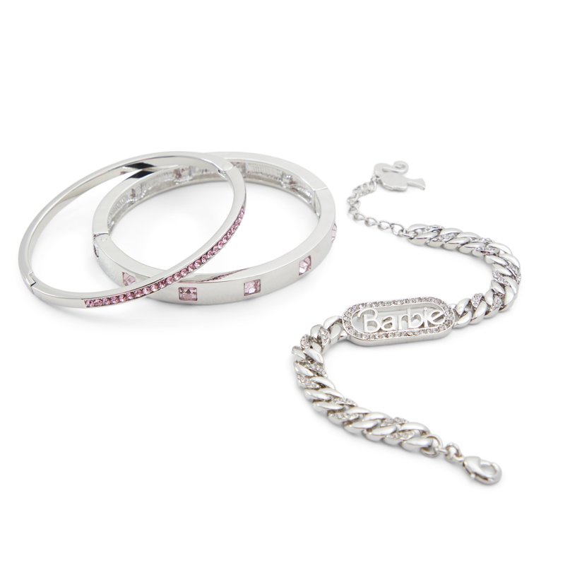 BRACELET - SILVER/CLEAR MULTI