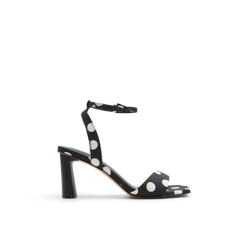 SANDALS - BLACK/WHITE