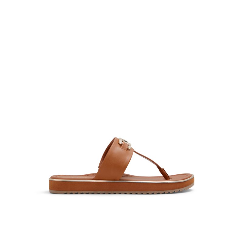 SANDALS - MEDIUM BROWN
