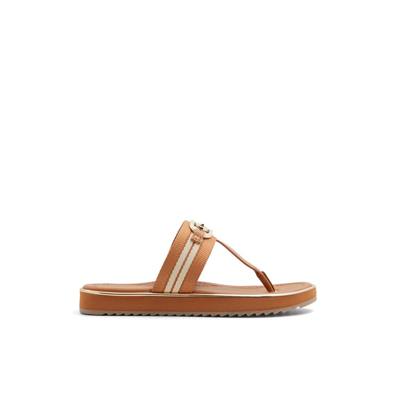 SANDALS - MEDIUM BROWN