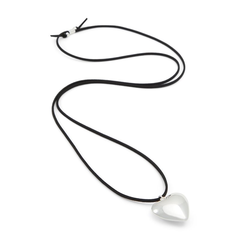 NECKLACE - BLACK/SILVER MULTI