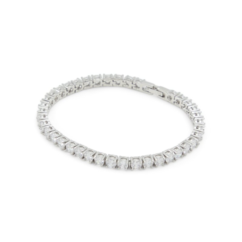 BRACELET - SILVER/CLEAR MULTI