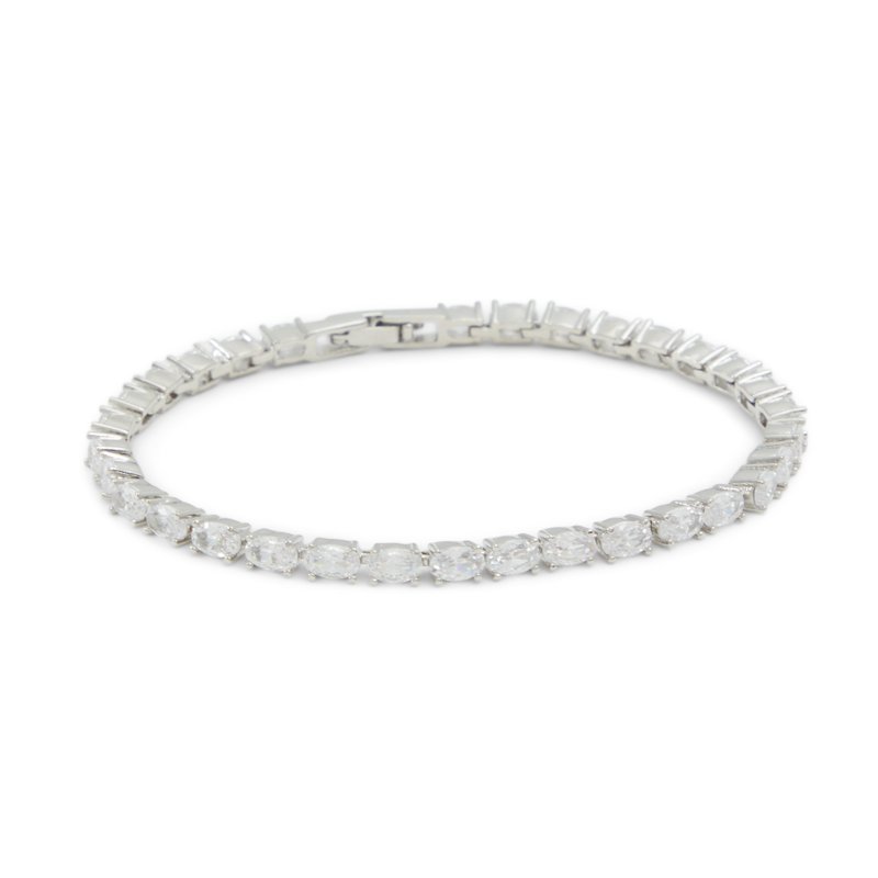 BRACELET - SILVER/CLEAR MULTI