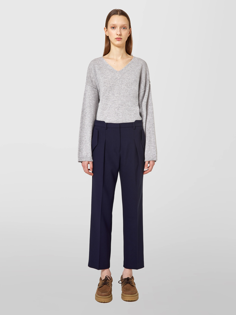 TROUSERS - BLU NOTTE