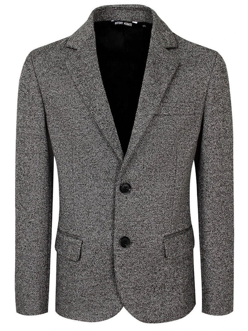 JACKET - MEDIUM GREY MELANGE