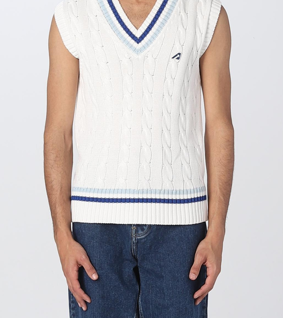 VEST - WHITE/BLUE