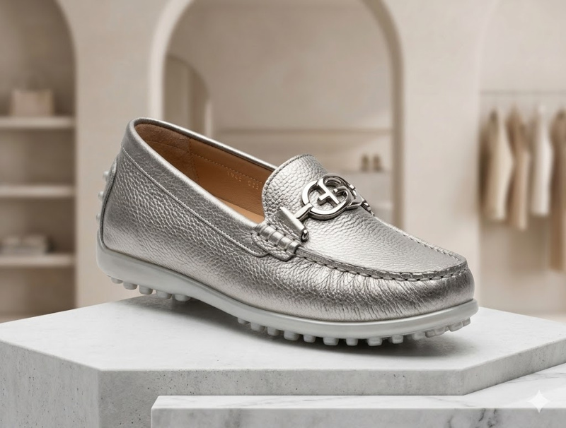 MOCASSINS - PLATINUM