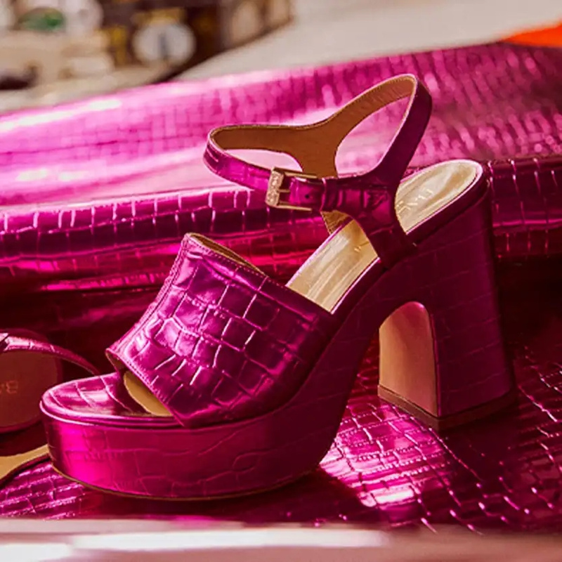 SANDALS - FUCHSIA