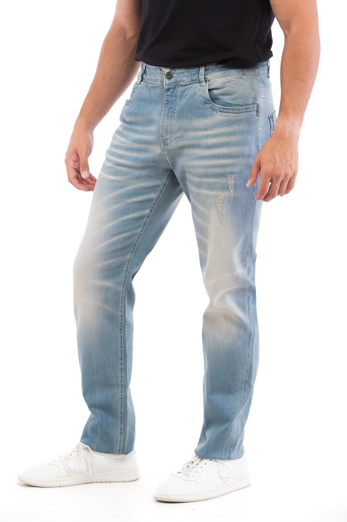 TROUSERS - L5 BLUE DENIM