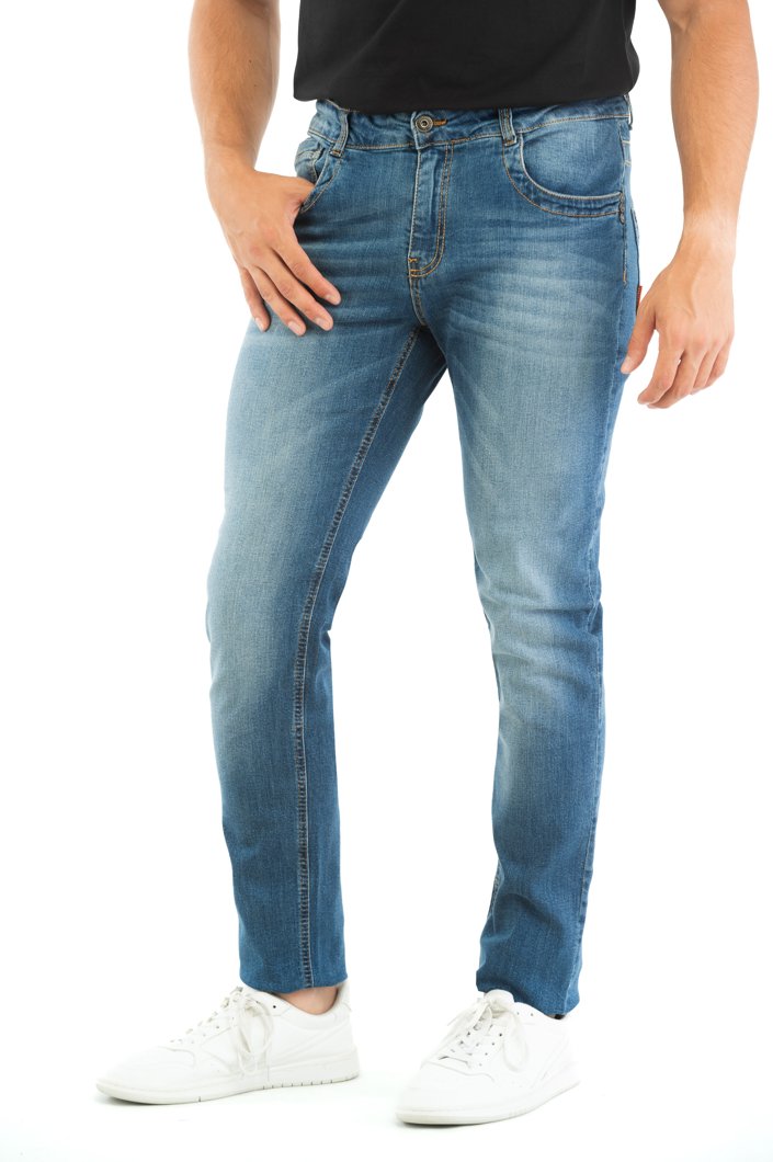 TROUSERS - L3 BLUE DENIM