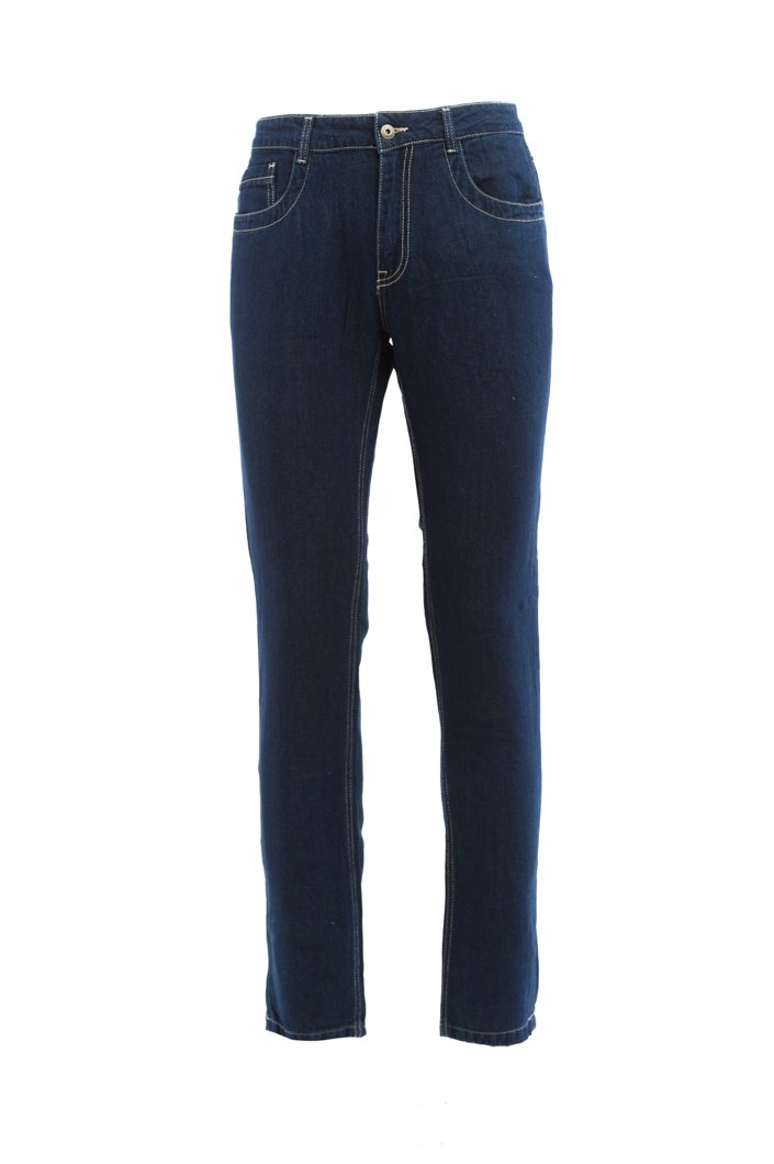 TROUSERS - L7 BLUE DENIM