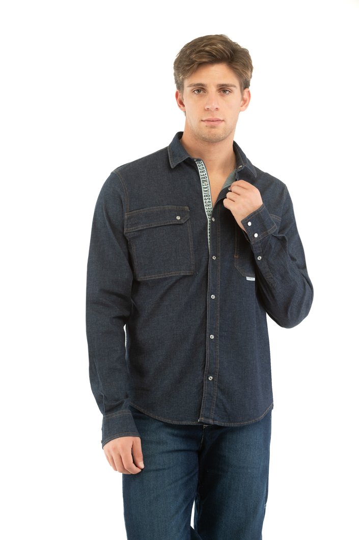 SHIRT - L1 BLUE DARK DENIM