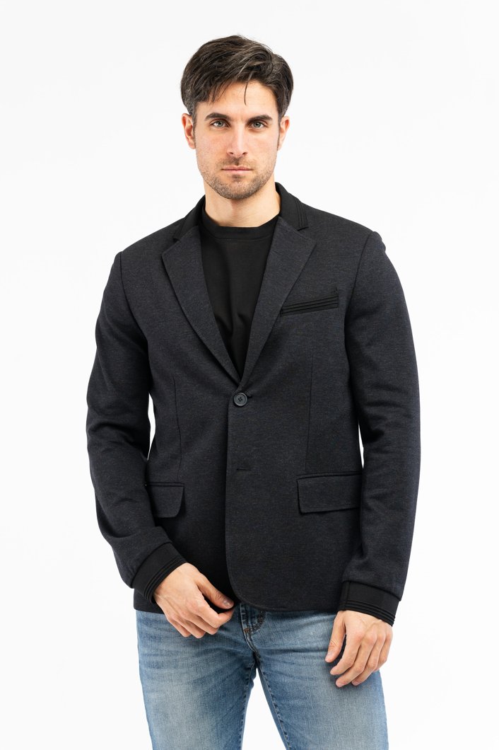 BLAZER - MELANGE BLUE