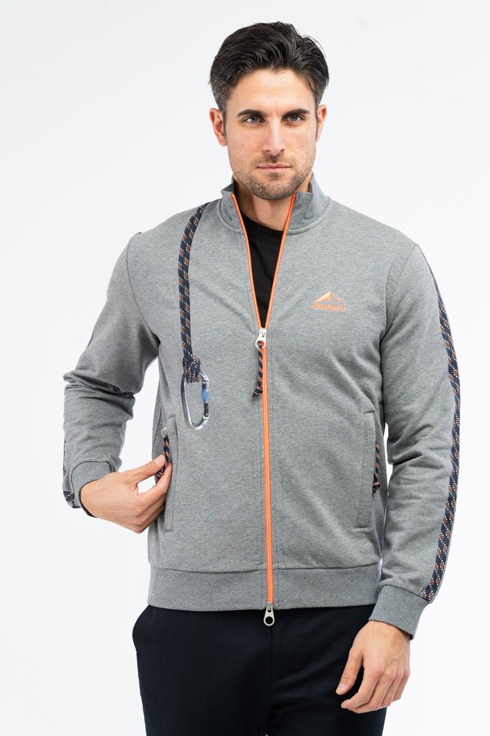 SWEATSHIRT - MEL.MEDIUM GRAY