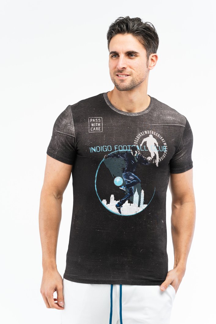 T-SHIRT - BLACK/FOOTB.PR.