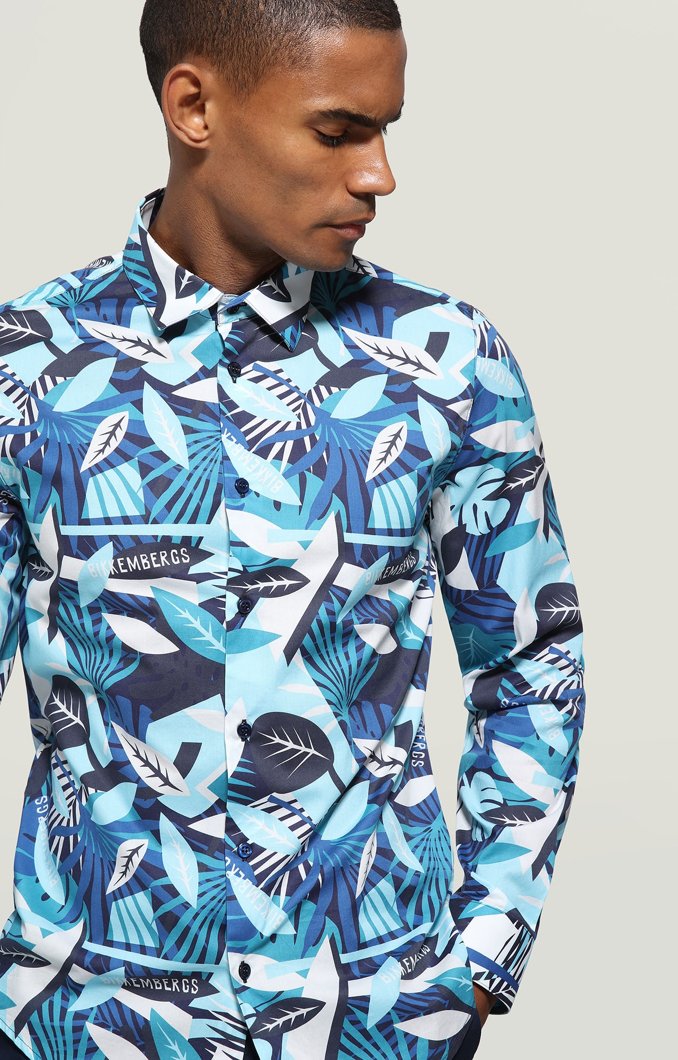 SHIRT - TROPICAL BLUE