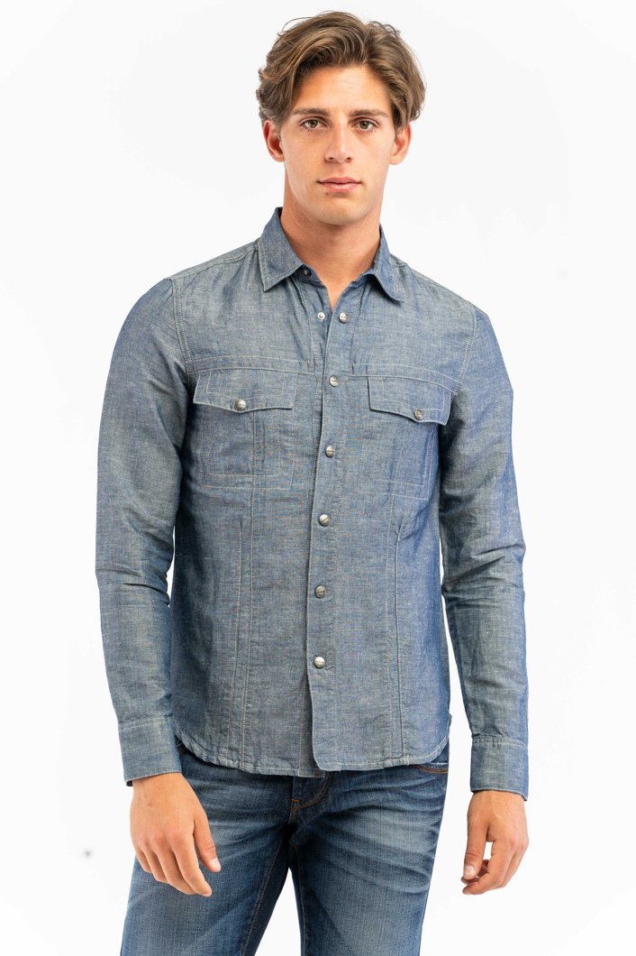 JEANS SHIRT - BLUE
