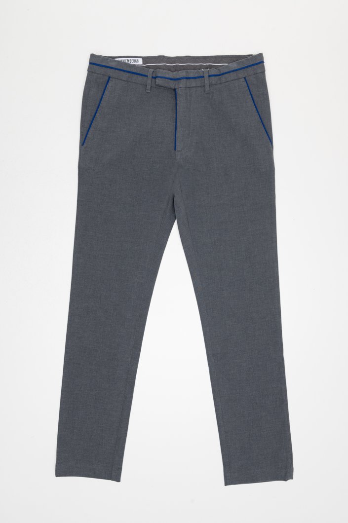 TROUSERS - BLUETTE/GRIGIO