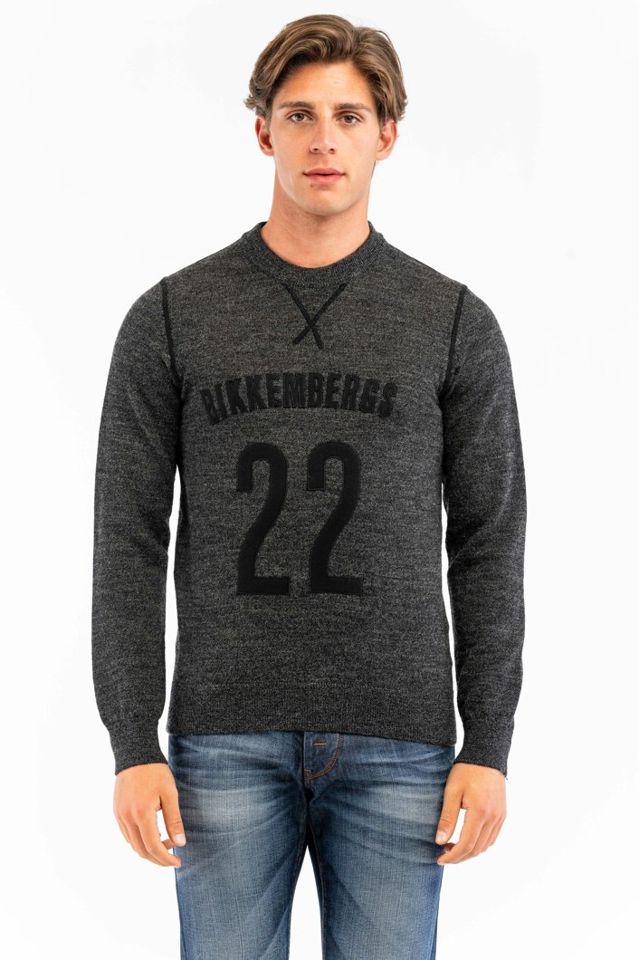 SWEATSHIRT - GRIGIO/NERO