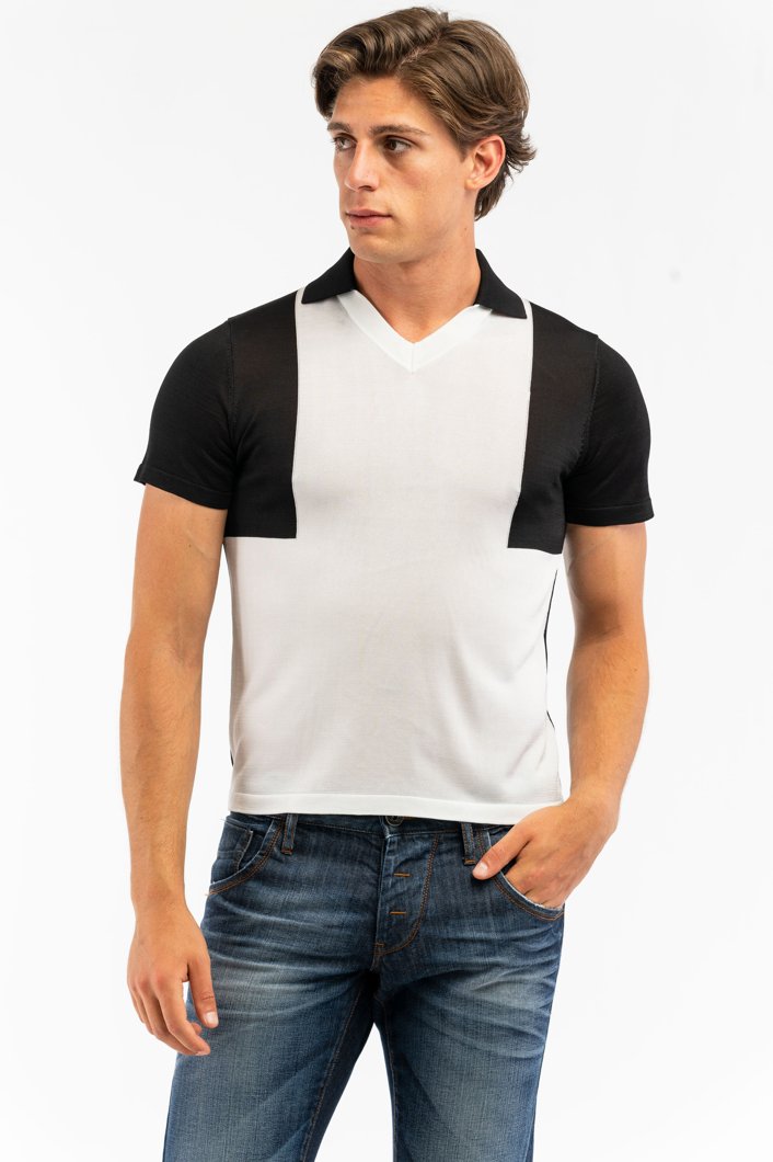 POLO - BLACK/WHITE