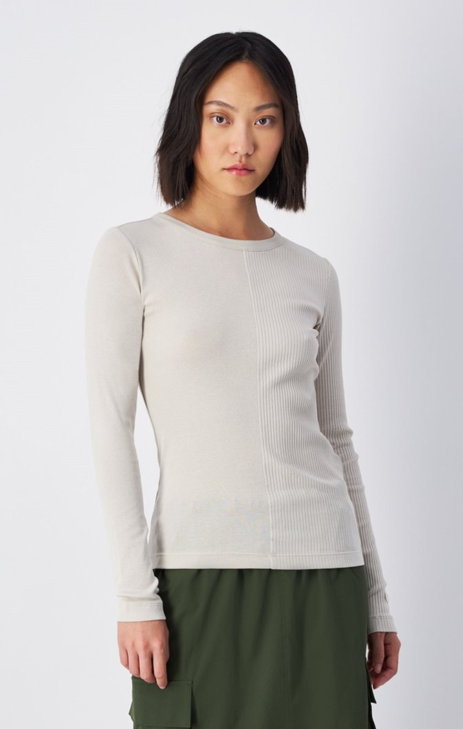 T-SHIRT LONG SLEEVE - OFF-WHITE