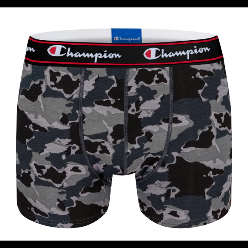 BOXERS - BLACK/GREY CAMO