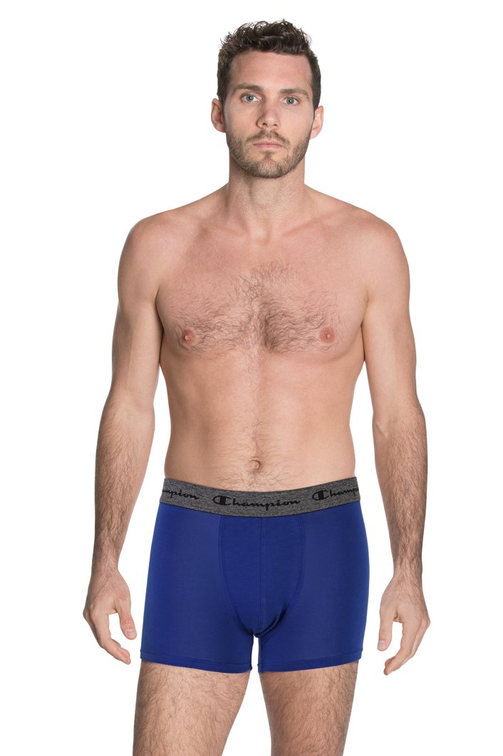 BOXERS 2 PACK - BLUE/BLUE WITH LOGO