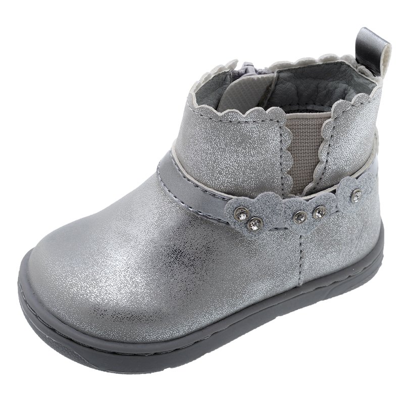 ANKLE BOOTS - SILVER