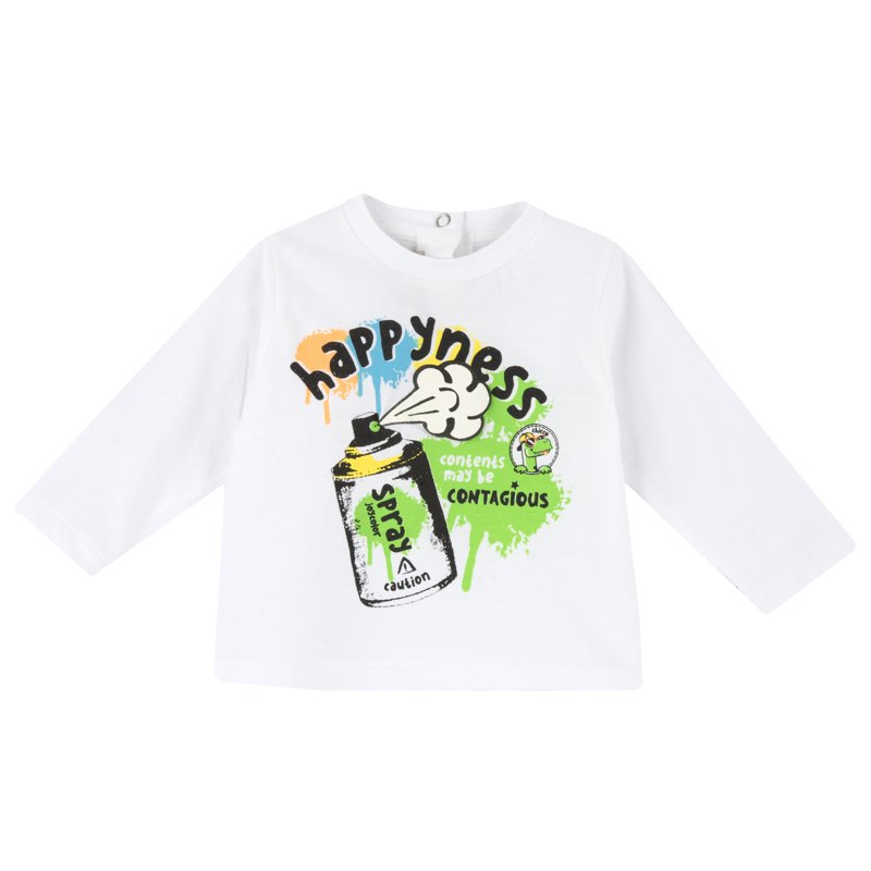 T-SHIRT LONG SLEEVE - WHITE