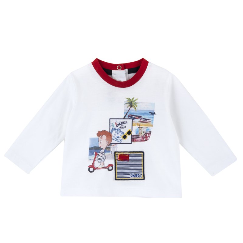 T-SHIRT LONG SLEEVE - WHITE