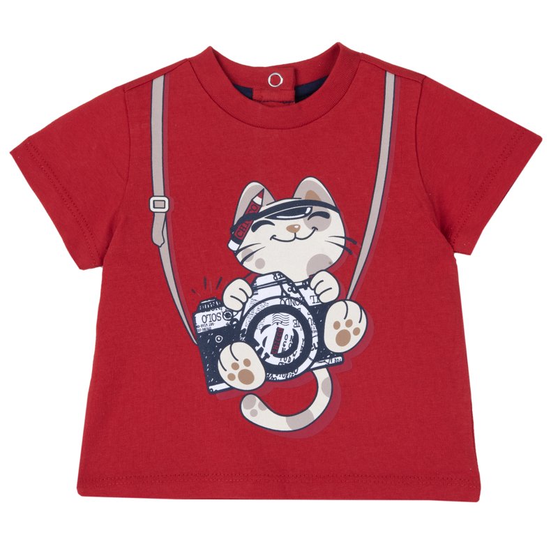 T-SHIRT SHORT SLEEVE - MEDIUM RED