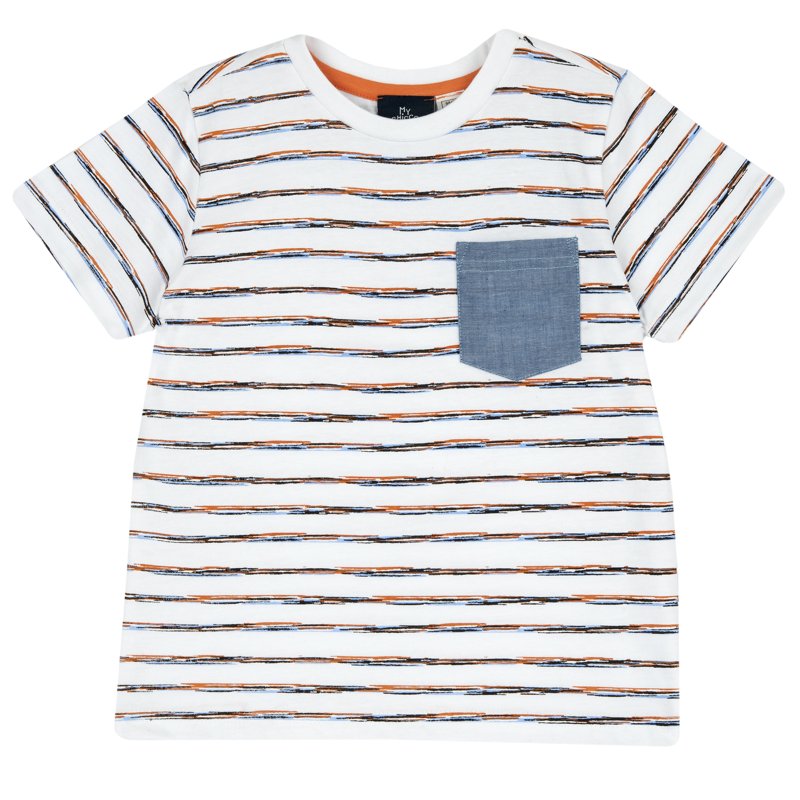 T-SHIRT SHORT SLEEVE - NATURAL PRINTED