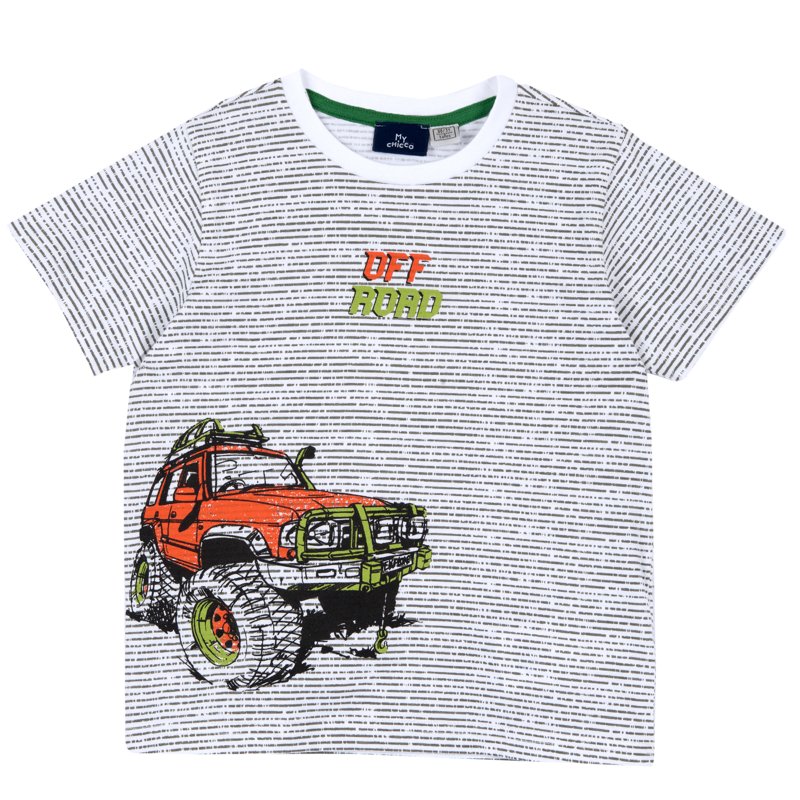 T-SHIRT SHORT SLEEVE - NATURAL PRINTED