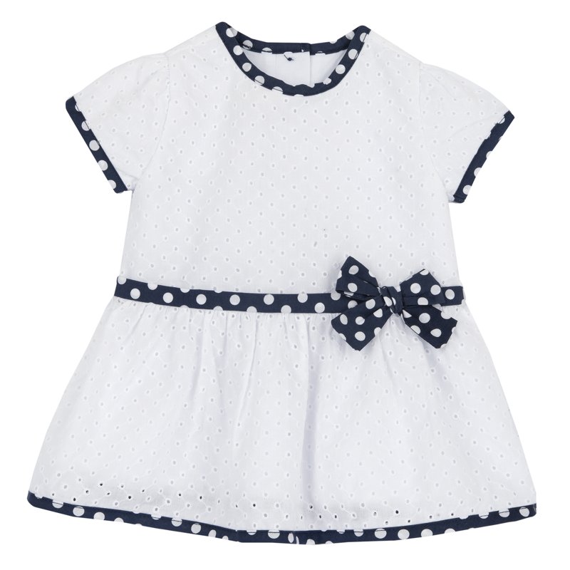 DRESS SHORT SLEEVE - WHITE