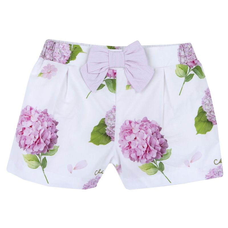 SHORTS - WHITE/PINK