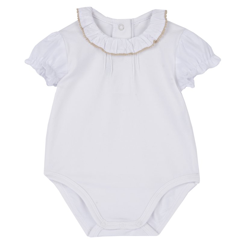 BODYSUIT SHORT SLEEVE - WHITE