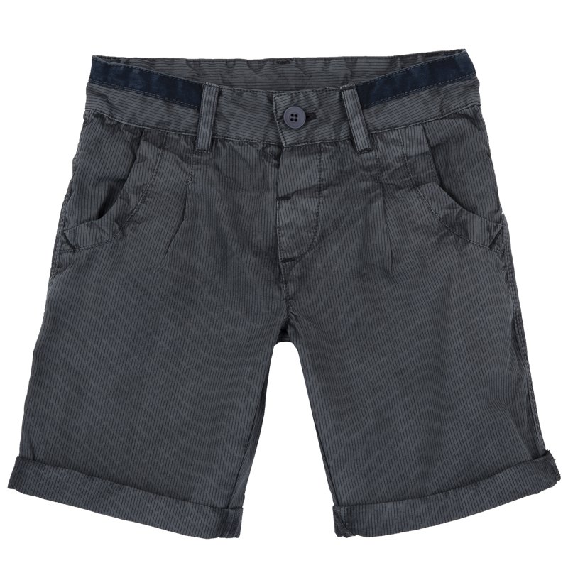 SHORTS - GREY STRIPED