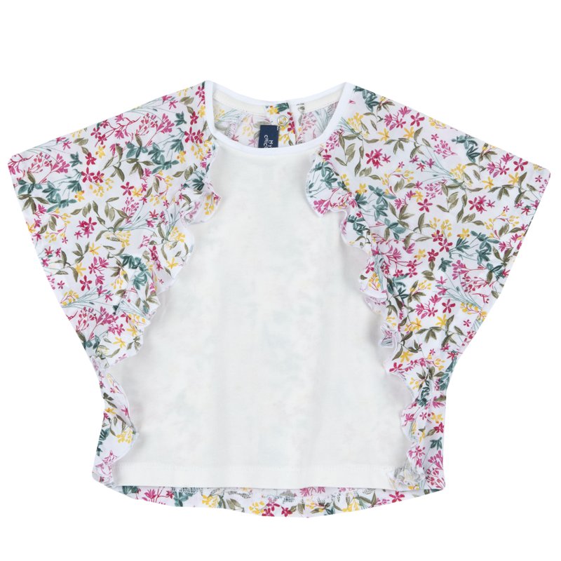 T-SHIRT SHORT SLEEVE - NATURAL PRINTED