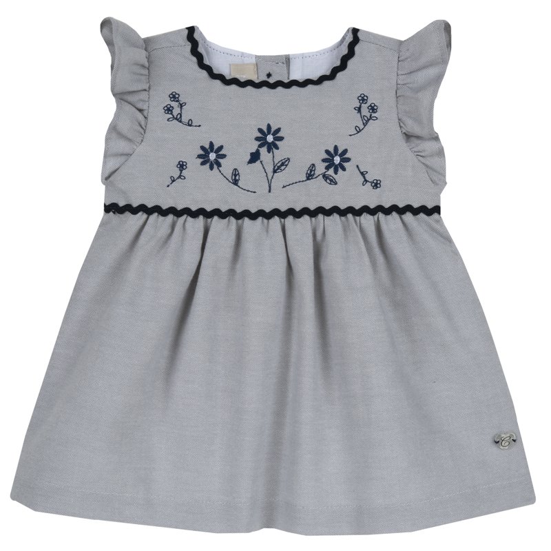 DRESS SLEEVELESS - LIGHT GREY