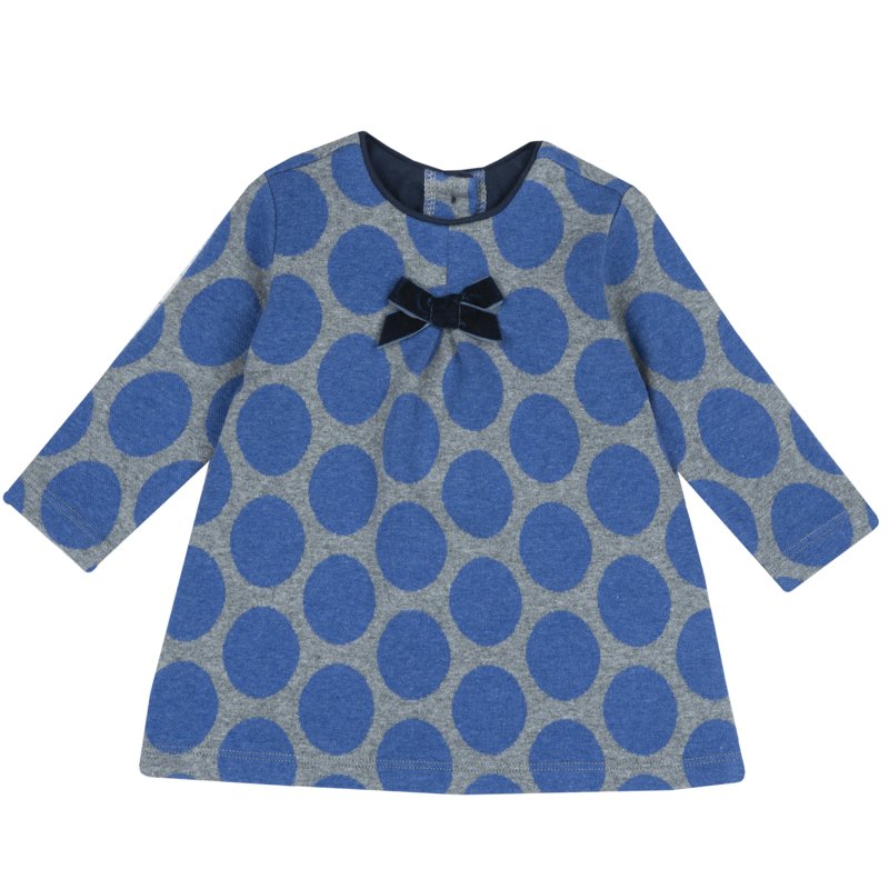 DRESS LONG SLEEVE - MEDIUM GREY