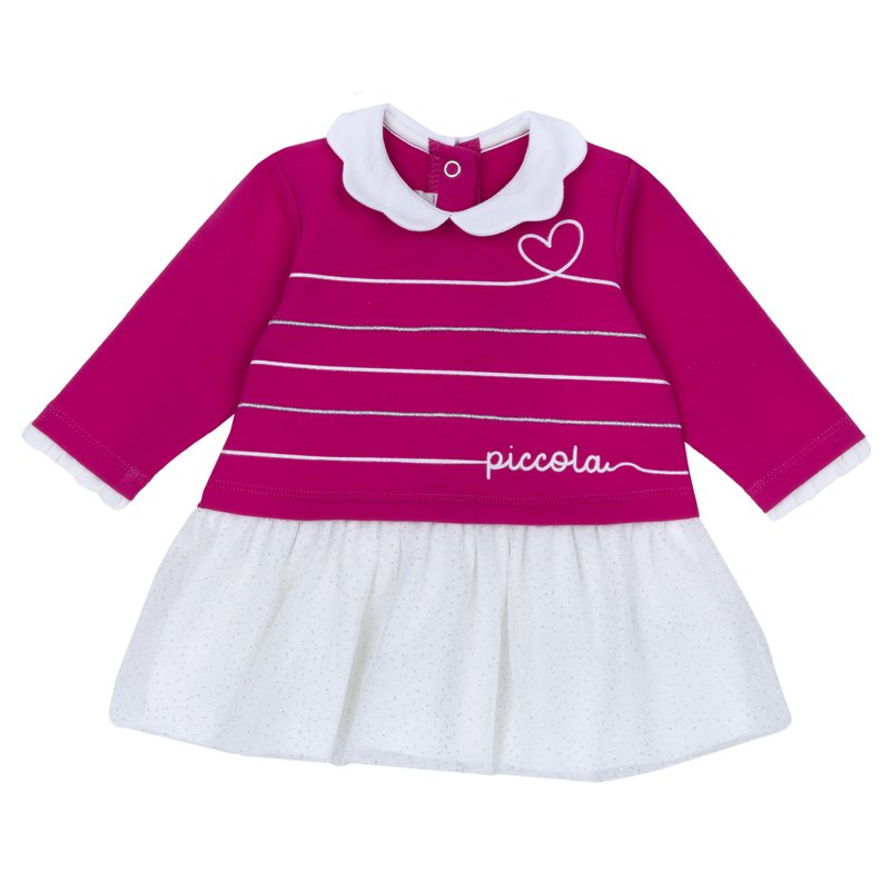 DRESS LONG SLEEVE - DARK PINK