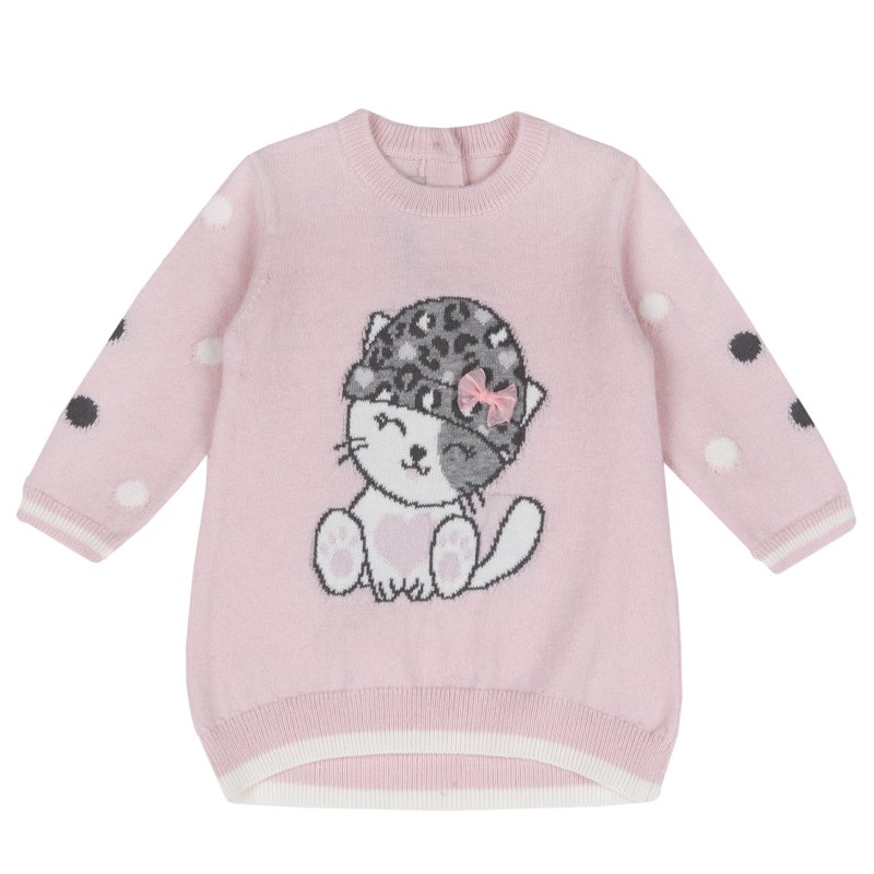 DRESS LONG SLEEVE - LIGHT PINK